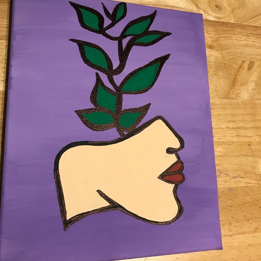 Acrylic painting on canvas